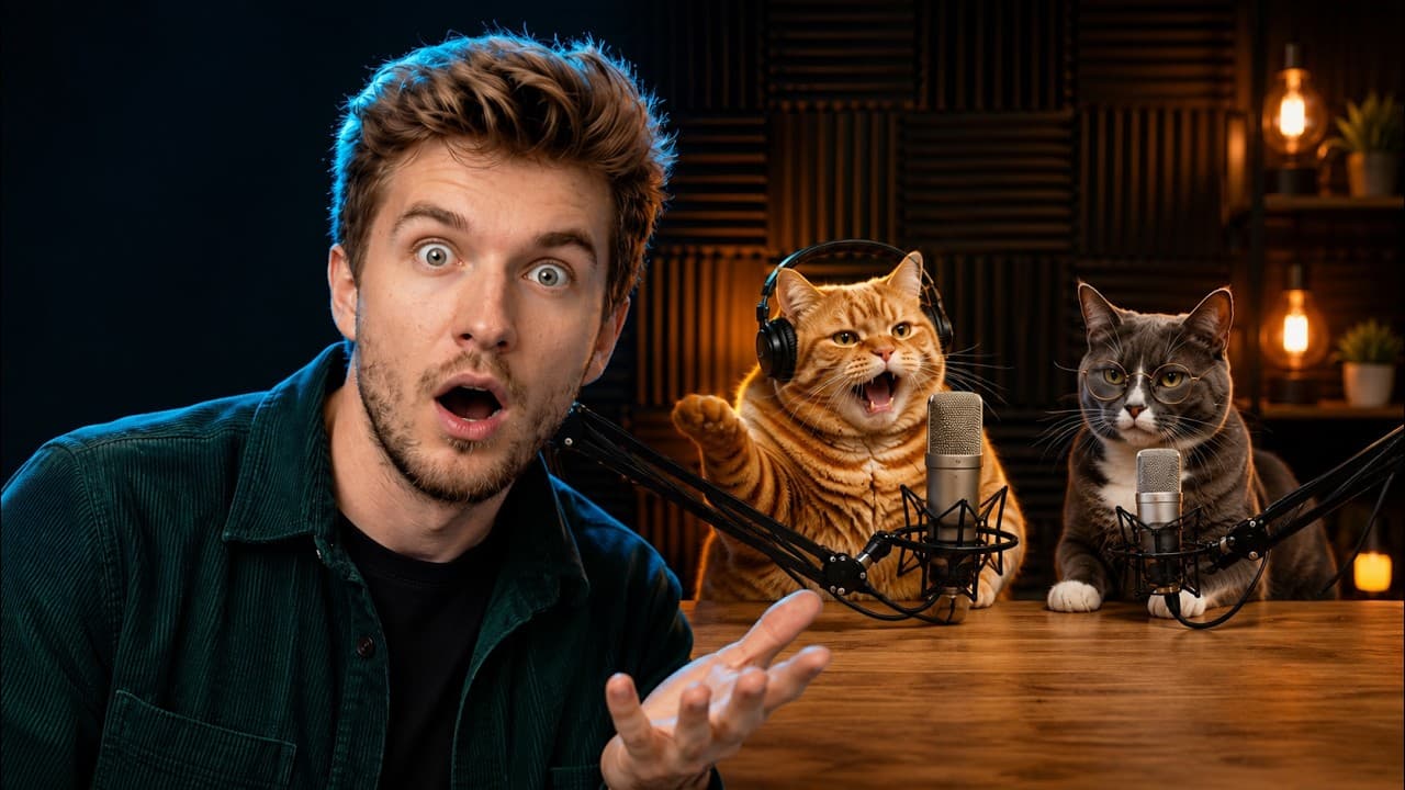This FREE AI Tool Makes Those Viral Talking Animal Podcasts!